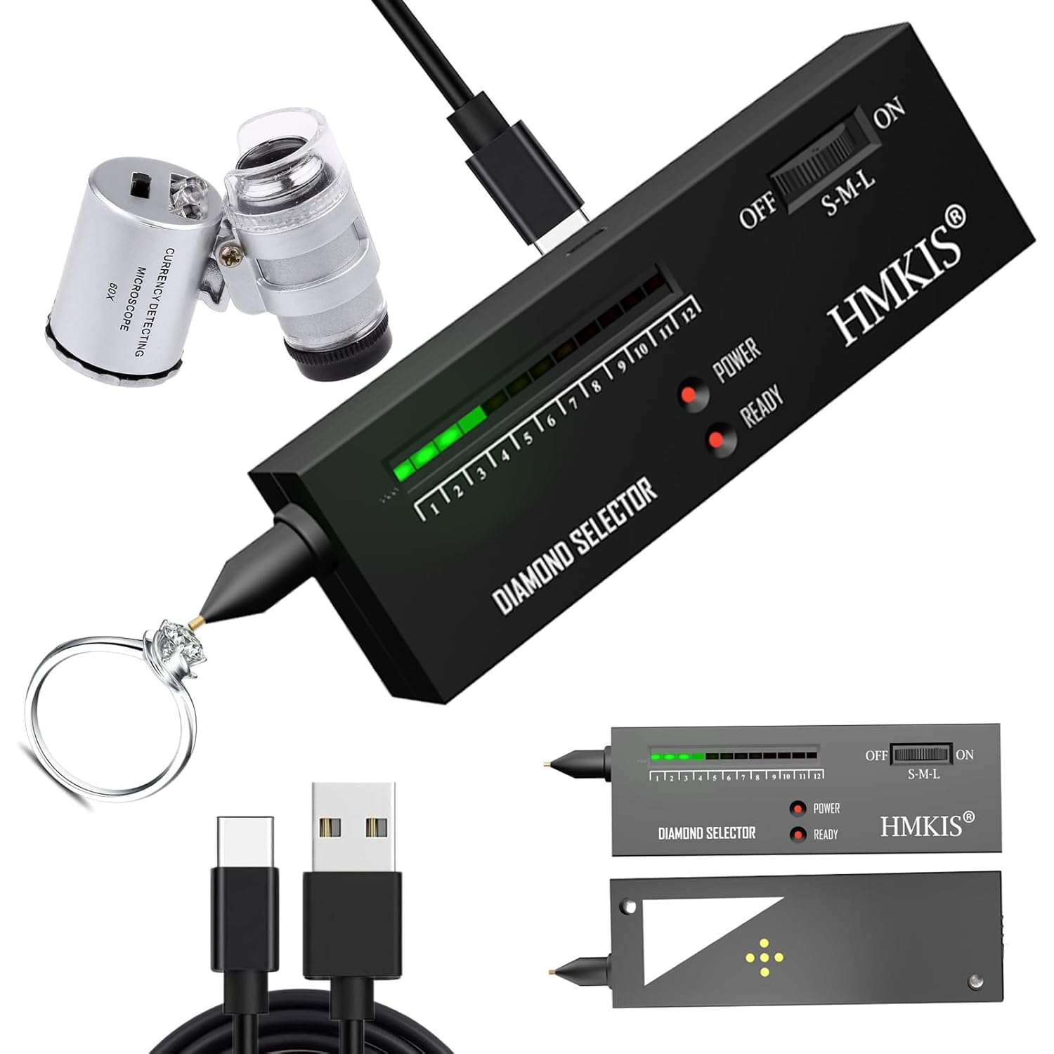HMKIS Professional Diamond Tester Pen